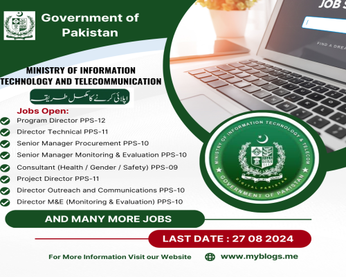 Jobs by Ministry of Information Technology & Telecommunication (MOITT)