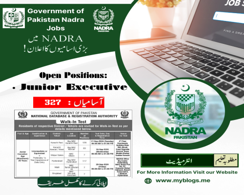 NADRA Pakistan Jobs Announced