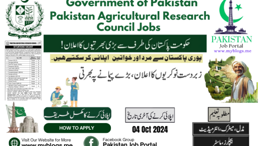 Government of Pakistan Agricultural Research Council Jobs 